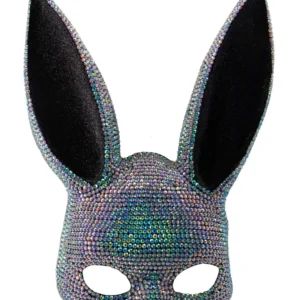 63330 - Rhinestone Bunny Mask -Ab