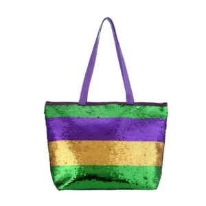 Ladies Stylish Sequins Tote Bag Handbag