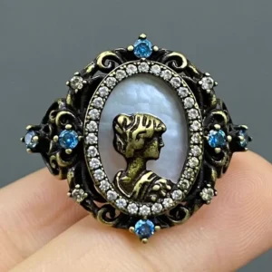 vintage-rhinestone-baroque-goddess-bronze-adjustable-ring