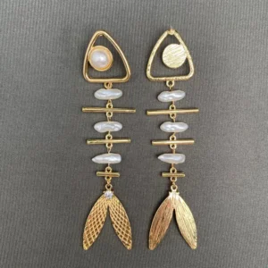 fishbone-design-post-earrings