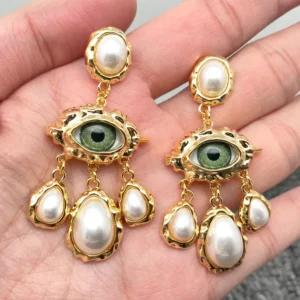 temperament-evil-eye-pearl-charm-dangle-earrings