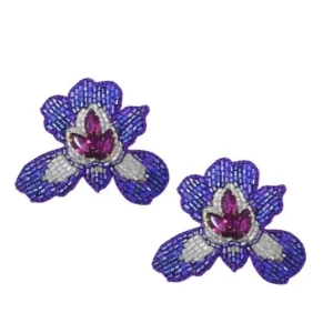 mardi-gras-iris-flower-stud-earrings