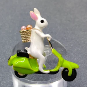 funny-enamel-rabbit-riding-motorcycle-brooch